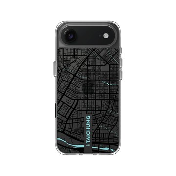 iPhone Air Clear Case（相機按鈕） 透明 - JOCR - Taichung (Black Logo)