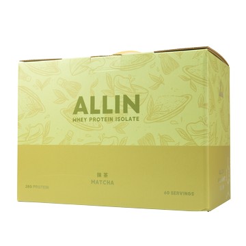 *獨家新口味上市* [ALLIN] 分離乳清 (60包/盒) - 多口味-抹茶