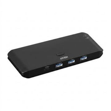 ATEN US5324 USB3.2 切換器 兩台電腦共享四個USB週邊設備 外接式切換按鍵 GJ75096