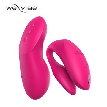 加拿大We-Vibe Chorus Pro 旗艦級雙人共震器 | 氣囊握感智能遙控-電光粉