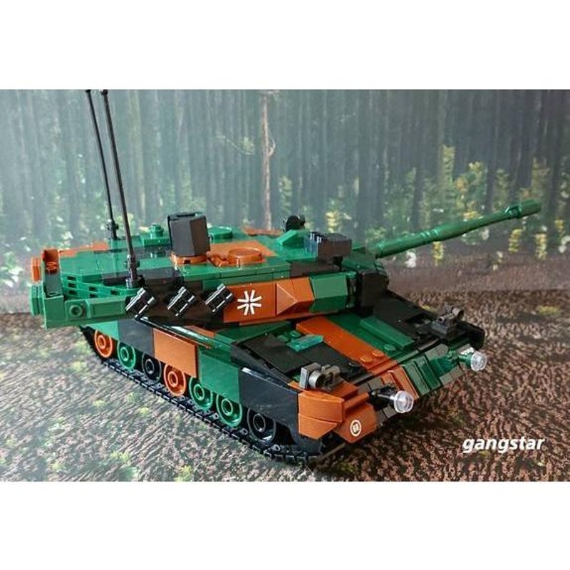 レゴ LEGO ブロック 互換 車 戦車 ドイツ レオパルド２A４/５ 主力戦車