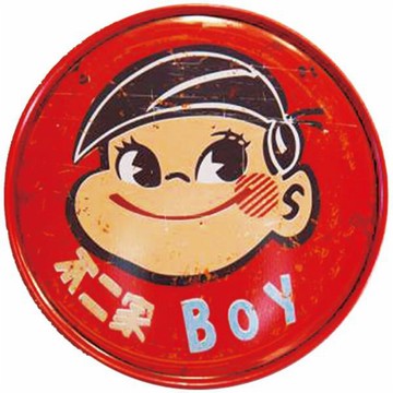 不二家男【台灣印象圓型杯墊】