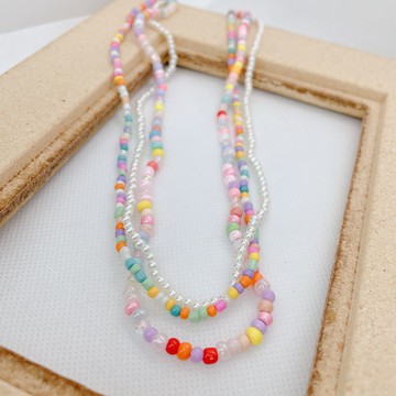 幸運手工串珠項鍊-002