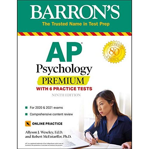 AP Psychology Premium: With Practice Tests (Barron's Test Prep)