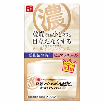 SANA 莎娜 豆乳美肌緊緻潤澤多效凝膠霜 高保濕 五合一保養 無香料 無色素 無礦物油  100g  1件