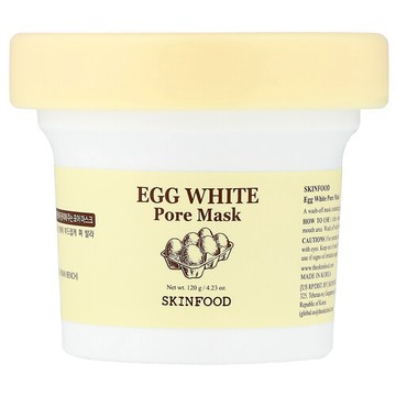 Skinfood, 蛋白明亮細緻美容面膜，4.23 盎司（120 克）