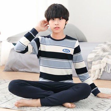 男童秋衣秋褲套裝純棉保暖內衣兒童春秋冬季睡衣中大童男孩家居服