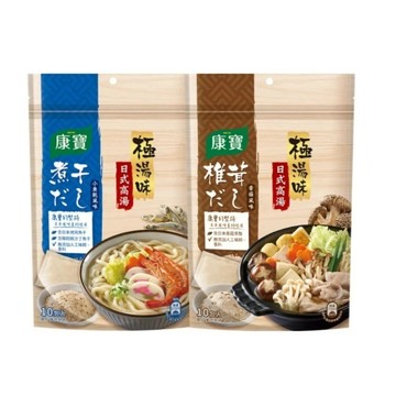 康寶 極湯味 (日式湯包 調味包 滷包 小魚乾風味 香菇風味)