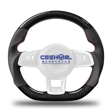 [細活方向盤] 正碳纖維款 POLO GOLF GTI R-LINE VOLKSWAGEN 福斯 變形蟲方向盤