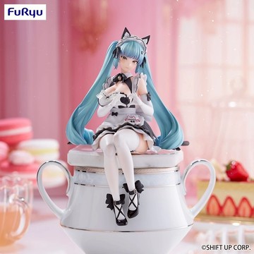 【超萌行銷】FuRyu 勝利女神：妮姬 泡麵蓋景品 普麗瓦蒂：不友善的女僕 FR51083