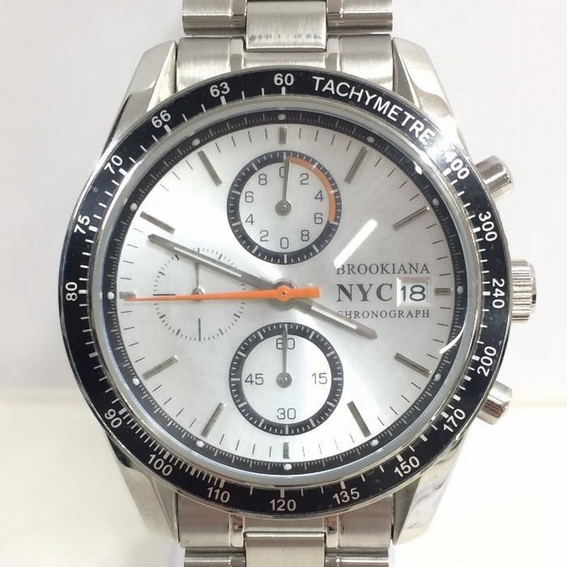 中古】ブルッキアーナ メンズ腕時計 クロノグラフ BA-1616-SV