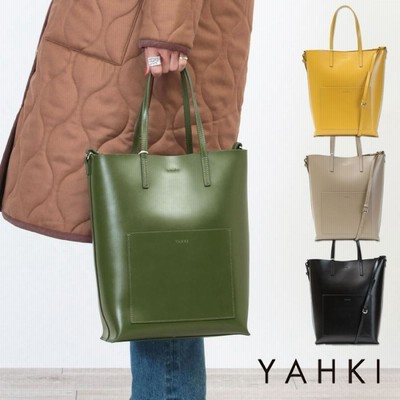ま様専用　ヤーキ YAHKI YH-498 TOTE BAG_BLACK ハンドバッグ バッグ レディース 在庫限り送料無料