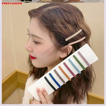 發夾塑料夾頭飾頭發夾子韓國ins碎發頂夾簡約邊夾一字夾少女發卡