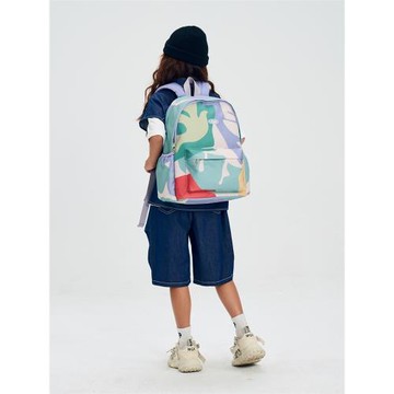 FREEIN原創印花日系潮流小學生書包大容量旅行雙肩包男女兒童背包