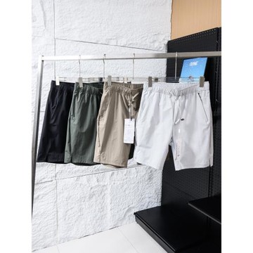 后腰激光沖孔！涼感舒適！夏季男輕薄彈力速干運動休閑五分褲短褲