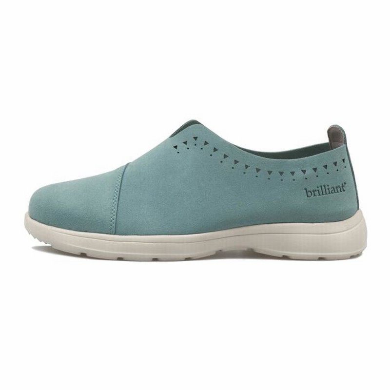 レディース Hawkins ホーキンス Bl Salome3 ブリリアント スリッポン Hw S Aqua Blue 6 23cm ブルー 通販 Lineポイント最大1 0 Get Lineショッピング