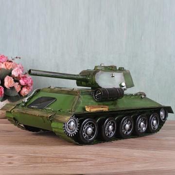 復古手工坦克軍事模型二戰德國虎式重型坦克成品裝甲戰車擺件收藏