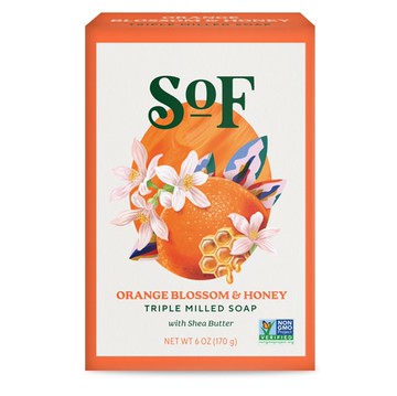 South of France French Milled Oval Soap Orange Blossom Honey 6 oz