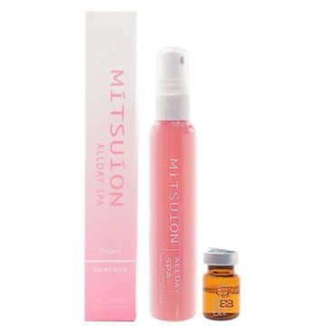 OGUMA 水美媒 秘之湧天堂之泉(緋霞粉) 80ml+4g 化妝水 保濕噴霧【南風百貨】