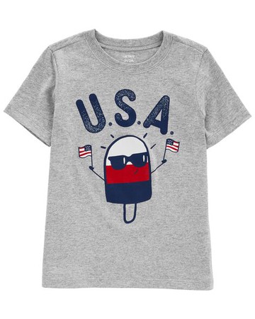 Toddler 4th Of July Jersey Tee