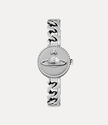 Vivienne Westwood Orb Button Watch Silver Stainless Steel Women