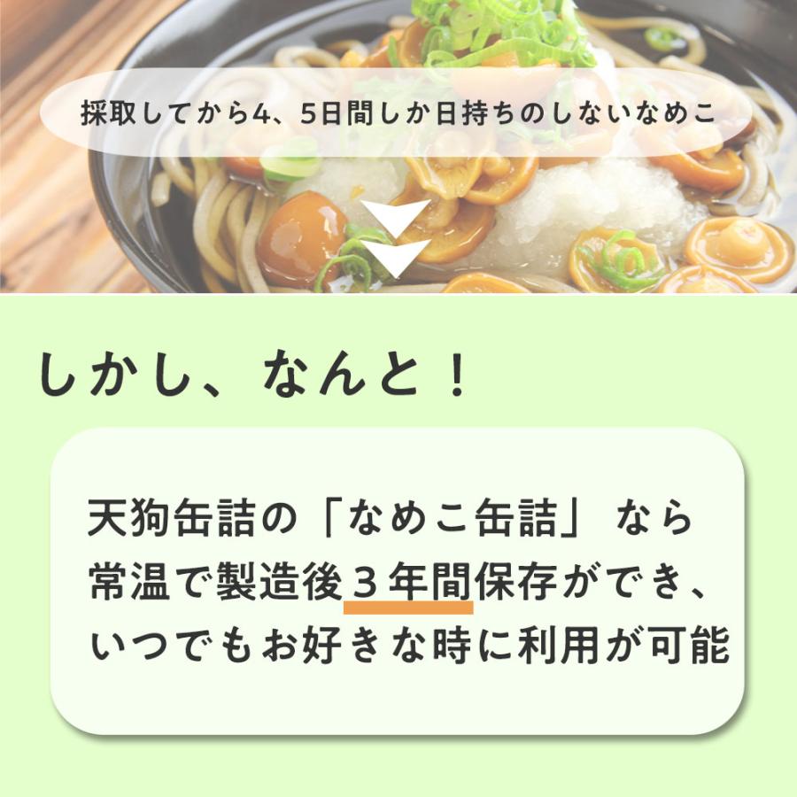 なめこ水煮 缶詰 中国原料国内製造 つぼみM 4号缶 固形200g バラ売り 天狗缶詰 業務用 食品