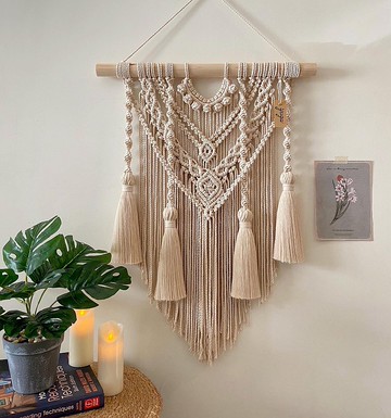 北歐華麗風macrame手工編織