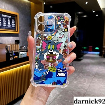 夾心麵包傑瑞磁吸充電四角氣墊超級防摔i16PROMAX 蘋果iPhone15 14 13 12 11保護殼