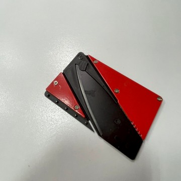 [沐沐屋]鋁卡鋒利錢包卡片-紅色