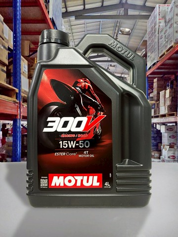 【4%點數】『油工廠』MOTUL 300V ROAD RACING  15W50 Ester Core 酯類  機油 4L