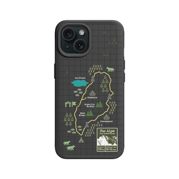 iPhone 15 SolidX 黑 - Nature Explorers 自然探索指南 - 探索指南（夜晚的阿爾卑斯山）