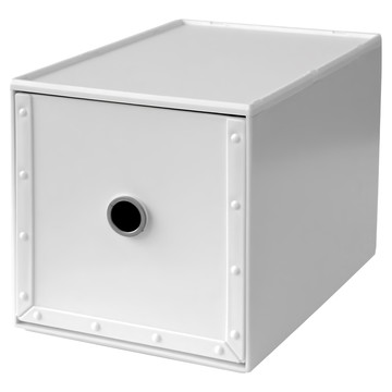 Hachiman Kasei 八幡化成 抽屜整理收納箱  簡約白  1個