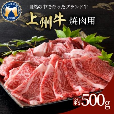 ふるさと納税 千代田町 牛肉 焼肉 用 上州牛 肩ロース 500g 群馬県 産 千代田町 ch003-015a003