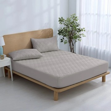 伊舒爾 3m石墨烯防潑水保潔墊3件組  淺灰色  單人