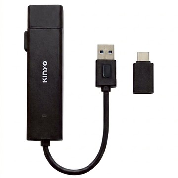 Kinyo USB3.1轉Type-C 集線器 HUB-28 線長10cm 34.5g  1個