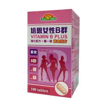 培恩女性B群+鐵鎂素食錠(全素)