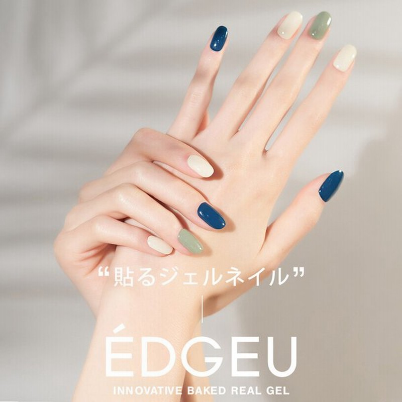 韓国ブランドedgeu エッジユー 自分でできるネイルシール ジェルネイル キット カラージェル セルフネイル ネイルチップ ネイルパーツ ハンドネイル グリーン 通販 Lineポイント最大get Lineショッピング