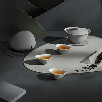 虎口陶瓷蓋碗 旅行便攜功夫茶杯茶具套裝三才杯家用辦公室