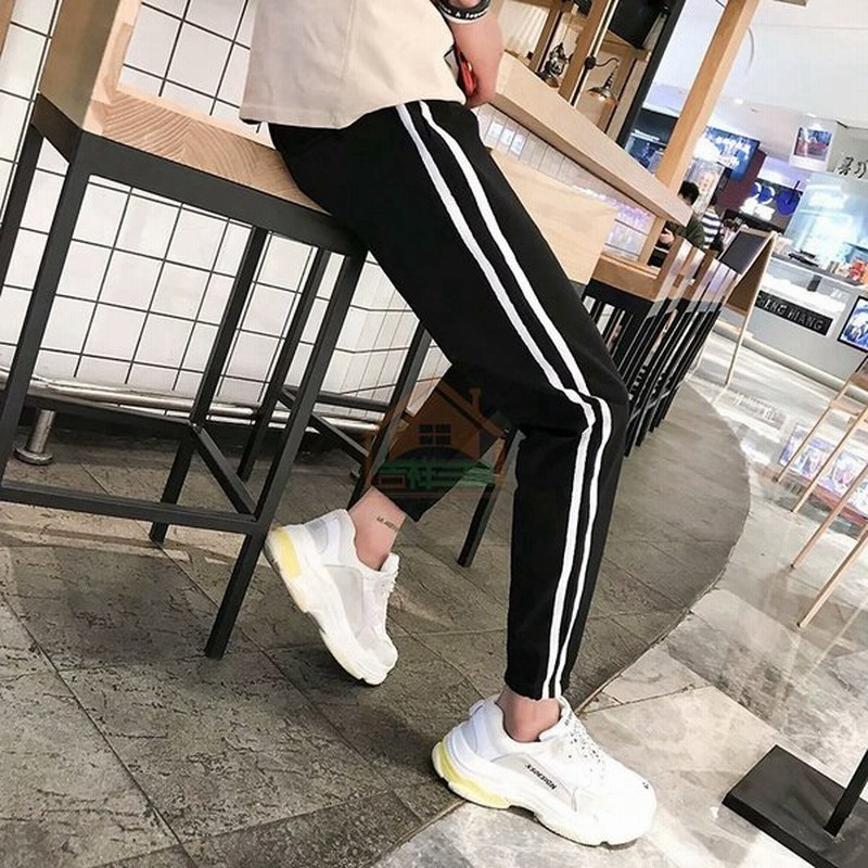 メンズジャージおしゃれ下夏ズボン黒薄手スキニースポーツジャージパンツ細身無地 通販 Lineポイント最大0 5 Get Lineショッピング