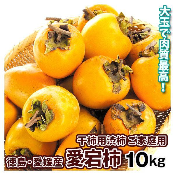 柿 10kg 愛宕柿 徳島・愛媛産 ご家庭用 送料無料 食品 通販