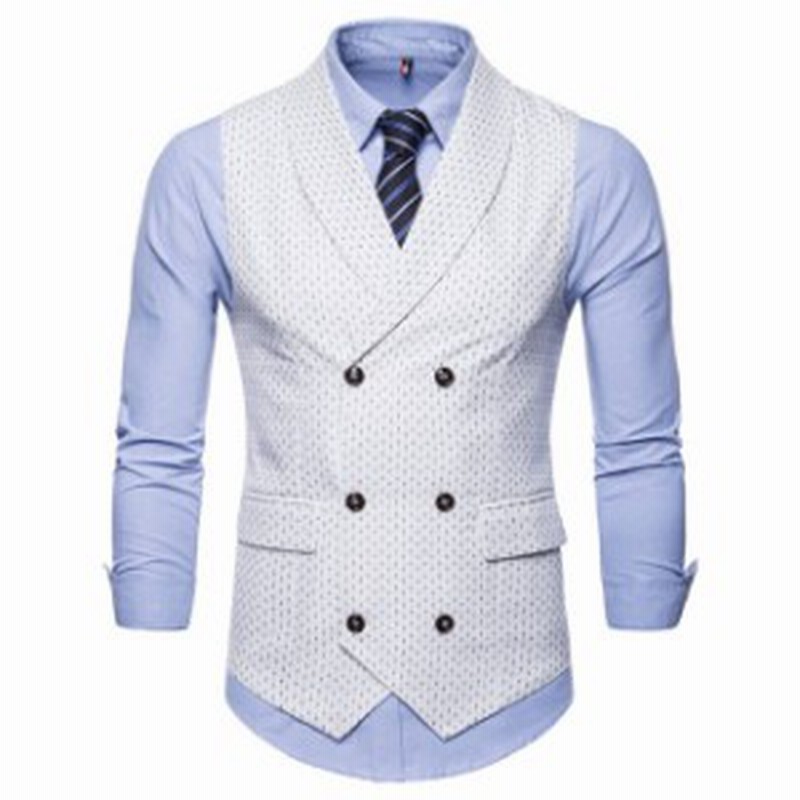 スーツベスト メンズ ジレ ダブル 結婚式 ビジネス フォーマル スーツ仕立て 千鳥柄 ダブルブレスト シルエット 通販 Lineポイント最大get Lineショッピング