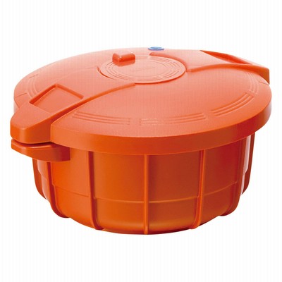 電子レンジ調理用品 マイヤー 電子レンジ圧力鍋2.3L パンプキンオレンジ