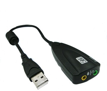 usb7.1音效卡含線-隨插即用免驅動