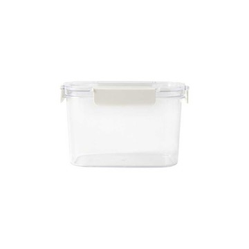 MUJI 附扣透明保存容器/1.94L約高120mm