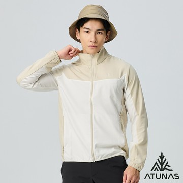 【ATUNAS 歐都納】男款精彩隨行外套A2GA2515M米卡/白
