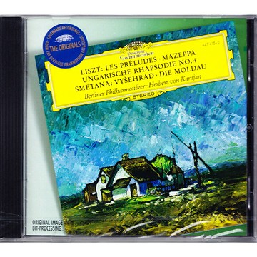 李斯特 匈牙利狂想曲 / 斯美塔那 伏爾塔瓦河 CD 卡拉揚 4474152