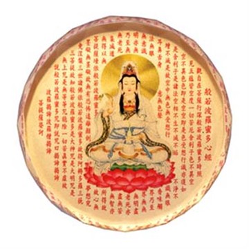 [開運陶源]  彩印 圓形水晶文鎮 紙鎮 文具系列(有六款可選)