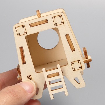 台灣出貨 手工DIY 科技小製作火星登陸艙DIY手工中小學物理steam科學實驗材料包發明 學生DIY