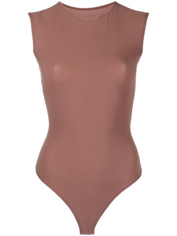 ALIX NYC - Lenox stretch-jersey bodysuit - women - Polyamide/Elastane - S - Brown