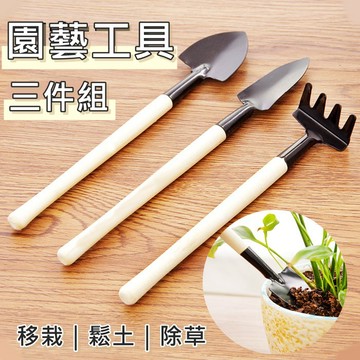 【開立發票 台灣發貨 三件組】園藝工具 多肉工具 小鏟子 耙子 園藝器具 鬆土工具 園藝 鏟子 植物